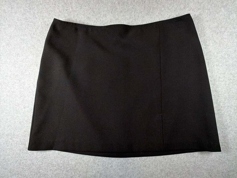 Vintage City Clothing Co. Star Black Mini Skirt with Side Slit